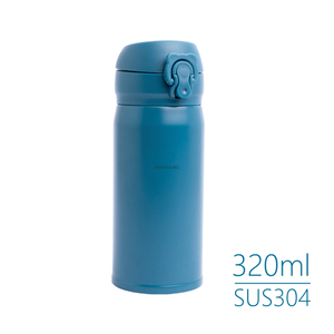 彈跳真空保溫瓶320ml(藍綠色) WY-320B2